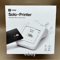 SumUp Solo 815620001 Mobile NFC/EMV Card Reader and Printer Bundle NEW