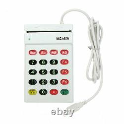 USB Magnetic Stripe Card Reader Credit Card with Numeric Keypad POS