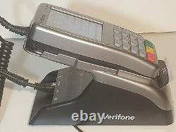 VeriFone VX820 POS Credit /Debit Card Interact Machine & Duet Base Kit-SEE VIDEO