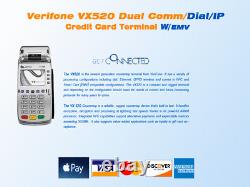 VeriFone Vx520 EMV Credit Card Machine FOR VANTIV PROCESSORS ONLY LOCKED
