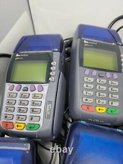 Verifone Omni 3750 Card Reader Lot 9 total all with power cables