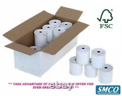 160 Till Rolls Papier Thermique 57mm X 50mm Receipt Paper Bpa Free R108 Par Smco