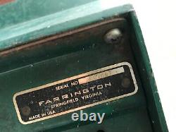 1950 Vintage Texaco Farrington Carte De Crédit Machine