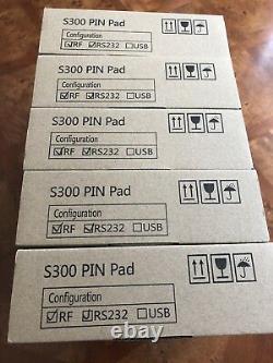 5 Pax S300 Pinpads Emv Pos Chip Card Reader Terminals Avec Clé De Chiffrement Pour Bams
