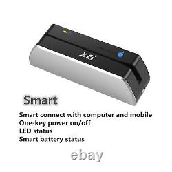 Bluetooth Usb 3 Pistes X6(bt) Lecteur De Carte Vip Encodeur De Lecteur De Carte Mini Portable