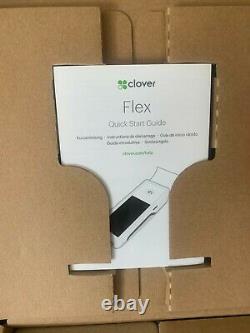 Clover Flex Handheld Pos System Avec Lte + Connexion Sans Fil Tout Compte Marchand