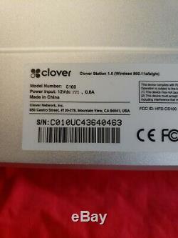 Clover Pos 1.0 Système C100 Point De Vente Station Imprimante P-100 (1)