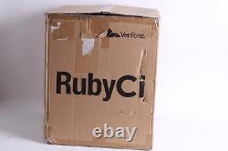 Console de point de vente tactile Verifone Ruby Ci M169-500-01-NAA avec accessoires.