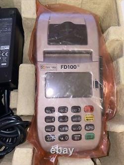 First Data Fd100ti Credit Card Machine & First Data Merchant Services Kit De Configuration