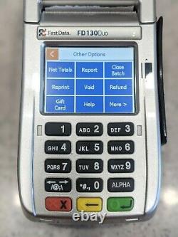 First Data Fd130 Duo Et Fd-35 Pin Pad Credit/debit Card Pos Terminal