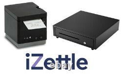 Izettle 3 Pouces Star Micronics Imprimante De Réception Bluetooth Et Coffret De Tiroirs En Espèces