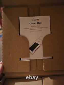 Kit de démarrage Clover Flex C403 & K400 U Nouveau processeur de carte de crédit dans sa boîte d'origine (IOB)