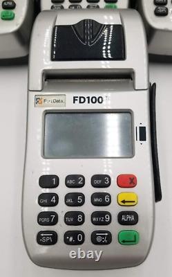 LOT DE 21 Machines à Carte de Crédit First Data FD-100 Terminal Lecteur