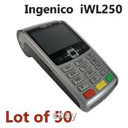 Lot De 50 Ingenico Iwl250 / 255 Lecteur De Carte De Crédit Terminal De Paiement Aucune Batterie