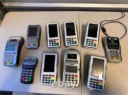 Lot de 10 terminaux de cartes de crédit (Pax A80s, VERIFONE, FIRST DATA)