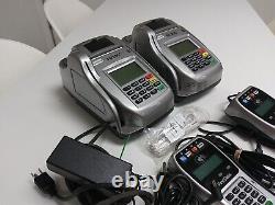 Lot de 2 machines de carte de crédit First Data FD200TI (Dial/IP) + 2 FD-35 Pinpad