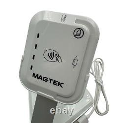 MagTek tDynamo (Gen II) Lecteur de carte NFC Bluetooth SMART magnétique blanc avec support