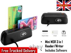 Msr Magnetic Stripe 3 Track Reader IC Contact Chip Writer Smart Card Rfid Emv