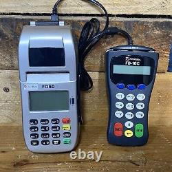 Première donnée FD50 EMV NFC Carte de crédit et FD-10C Bundle Non testé Pas de cordon d'alimentation