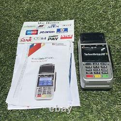 Premières Données Fd410 Wireless Credit Card Terminal Reader Open Box