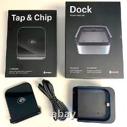 Shopify Tap & Chip Lecteur De Carte De Crédit Avec Dock, Usb & Mount Dans La Boîte S1801 S1802