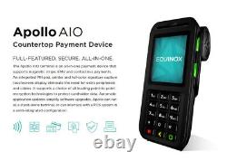 Terminal de paiement de détail Equinox Apollo AIO POS avec comptoir pour carte de crédit