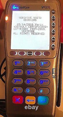 Verifone Vx670 Gprs Payment Terminal Card Reader Pose Tpe Used Unblocked